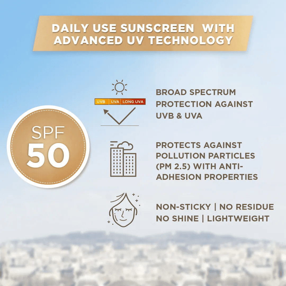 Loreal Paris - Uv Defender Serum Protector Sunscreen Spf 50+, Matte & Fresh (50mL)
