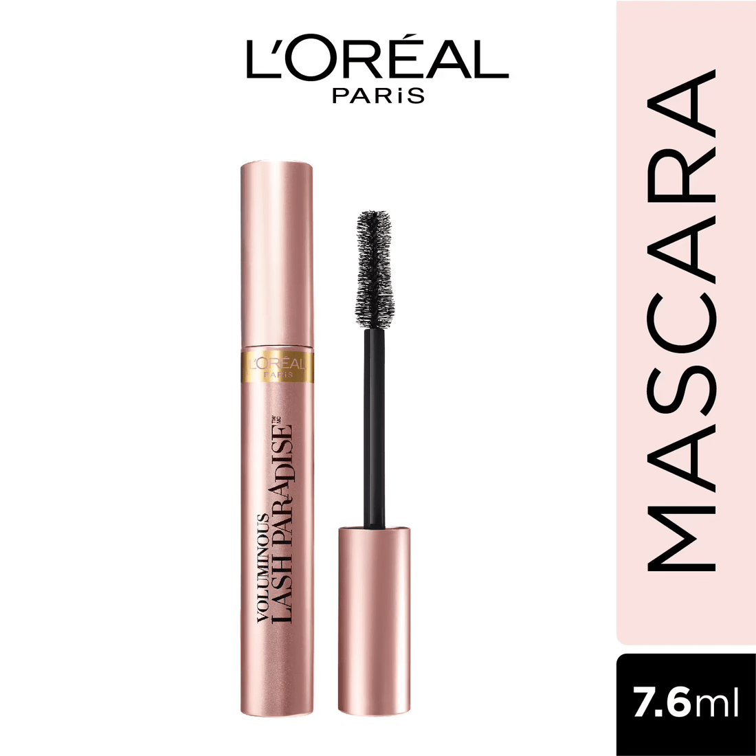 Loreal Paris - Voluminous Lash Paradise Mascara - 204 Blackest Black (7.6mL) Waterproof