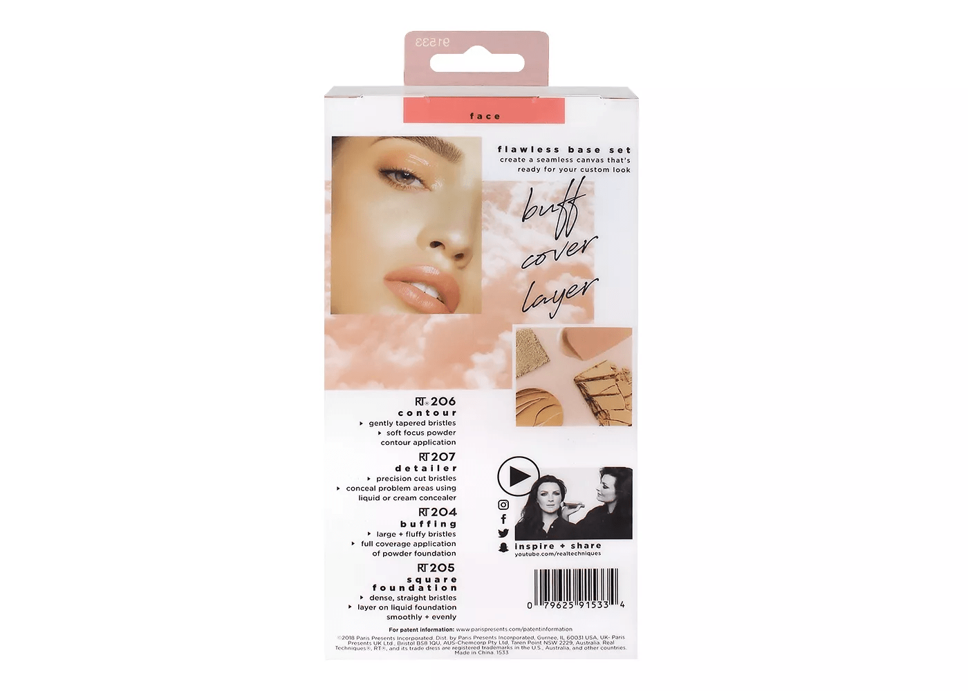 Real Techniques - Flawless Base Brush Set