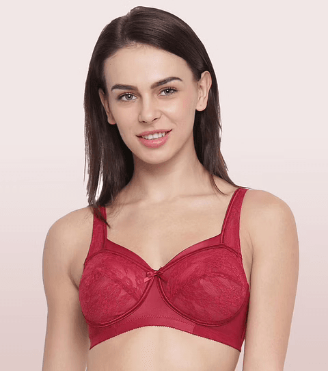 ENAMOR - (FB06) FULL SUPPORT CLASSIC LACE LIFT BRA - 01N (Color - Masai)