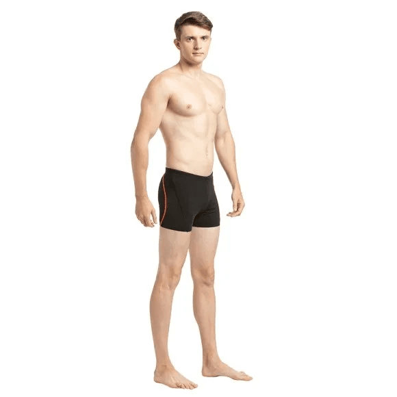 Speedo - Essential Splice Aquashort - Black - Phoenix Red (#809307B023 Size - 42) 01N