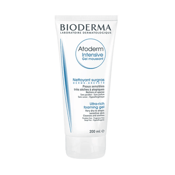 Bioderma - Atoderm Intensive Gel Moussant Ultra-soothing Gel, Very Dry To Atopic Skin (200mL)