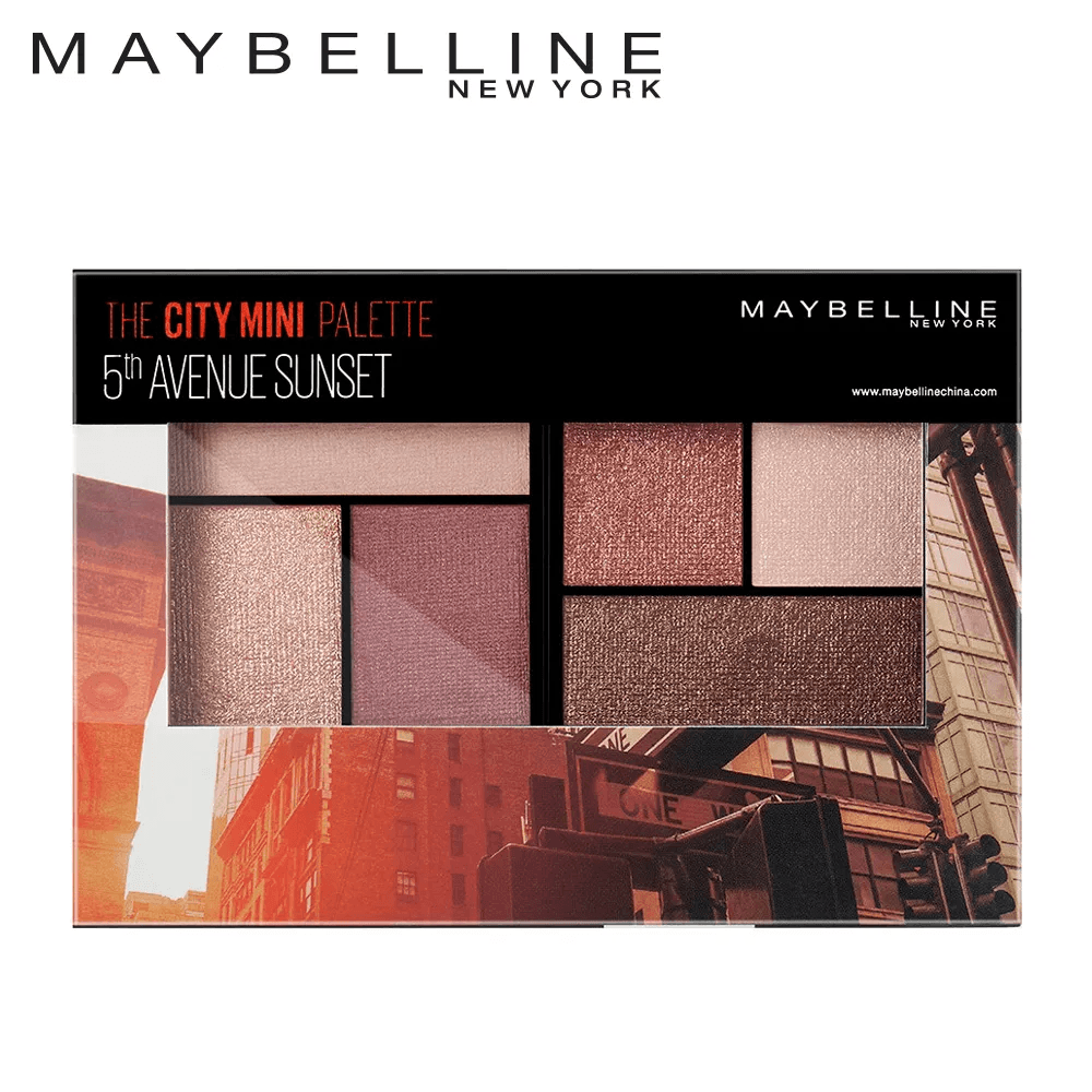 Maybelline New York - City Mini Palette Eye Shadow - (5th Avenue Sunset) - 6.1gm