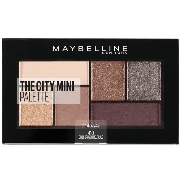 Maybelline - The City Mini Eyeshadow Palette Makeup (Chill Brunch Neutrals)