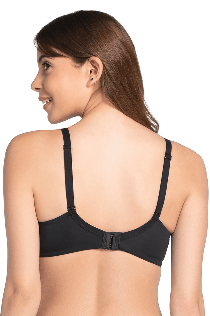 AMANTE - Smooth Moves Padded Wired T-Shirt Bra (BRA81601 - Color - Black - 01N)