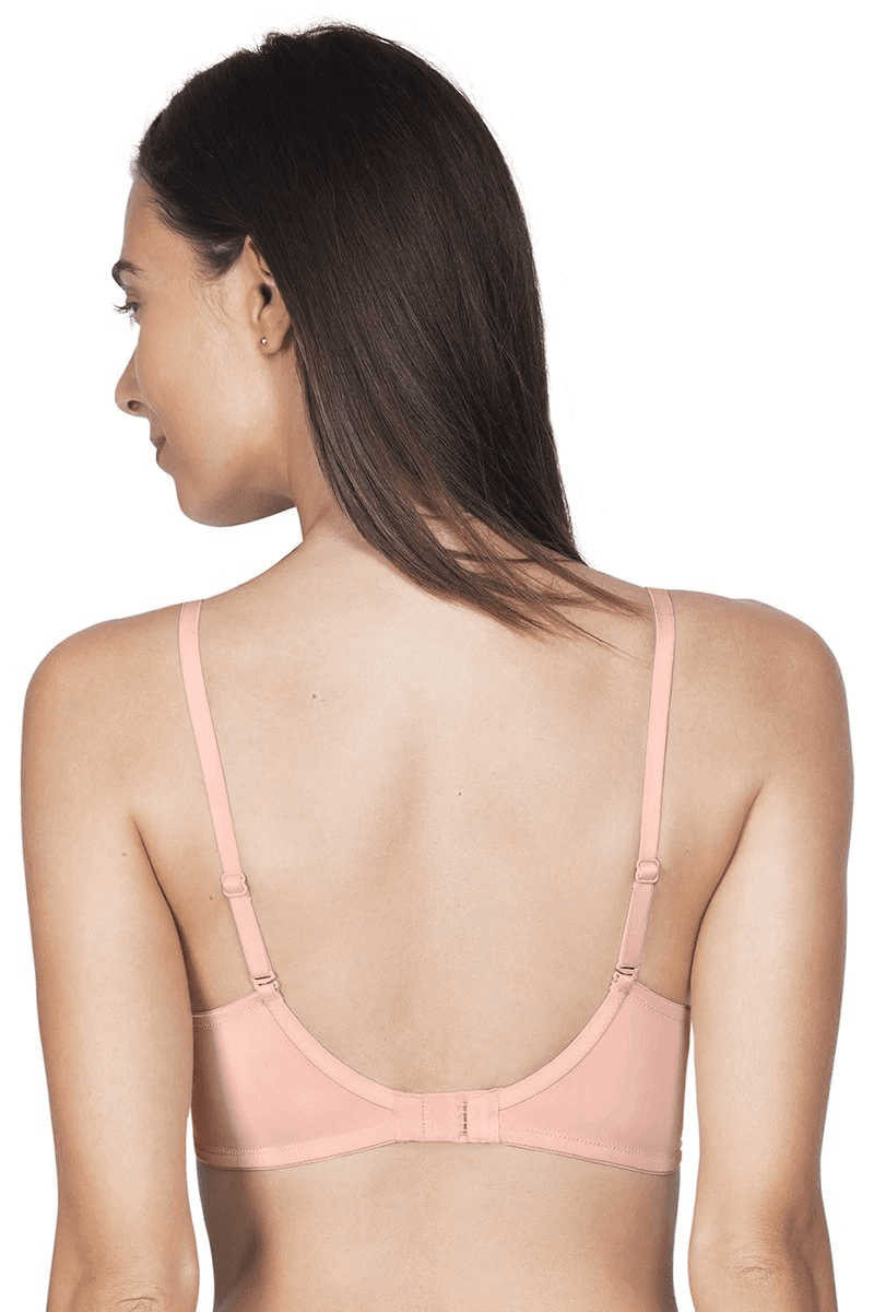 AMANTE - Smooth Charm Padded Non-Wired T-Shirt Bra (BRA10606 - Color - Impatiens Pink) - 01N