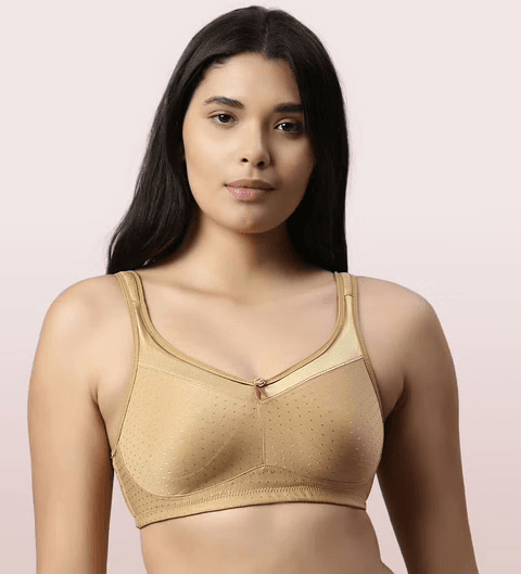 ENAMOR - (FB5 - 01N) FULL SUPPORT SMOOTH SUPER LIFT BRA (COLOR - BUFF)