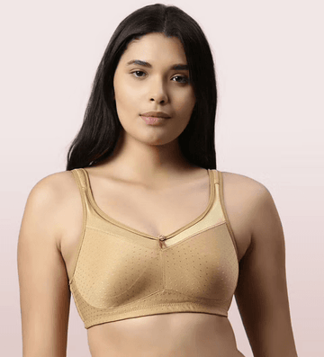 ENAMOR - (FB5 - 01N) FULL SUPPORT SMOOTH SUPER LIFT BRA (COLOR - BUFF)