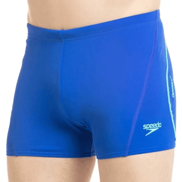 Speedo - Essential Splice Aquashort - Beautiful Blue - Green Glow (#809307P038 Size - 42) 01N