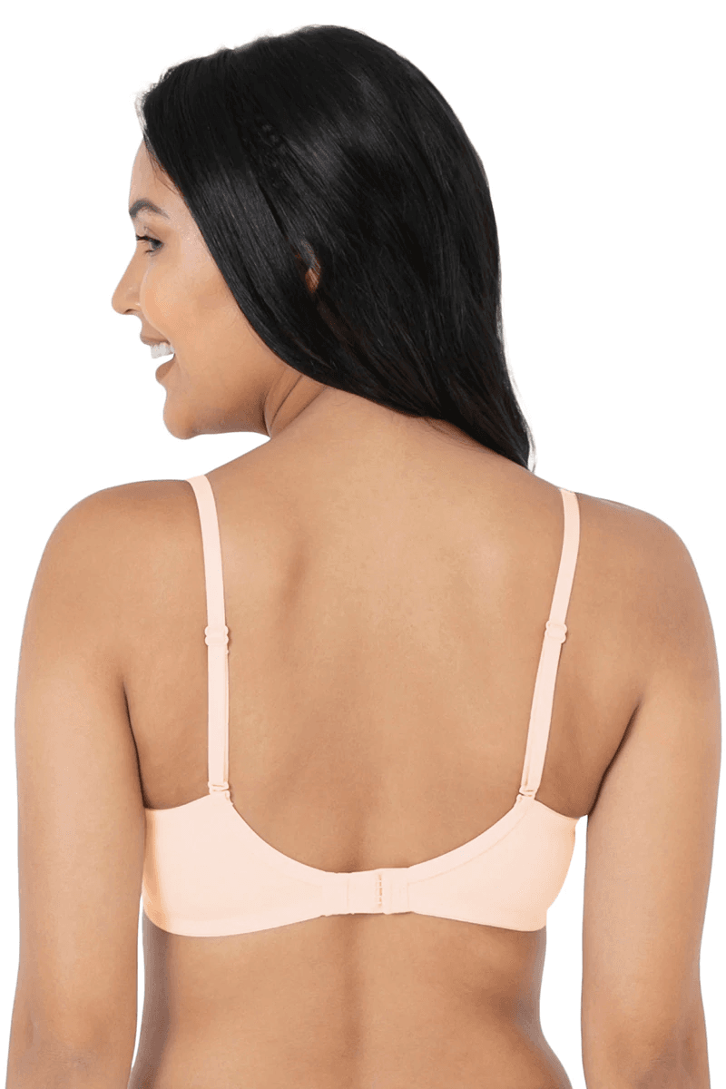 AMANTE - Smooth Charm Padded Non-Wired T-Shirt Bra (BRA10606 - Color - Almond) - 01N