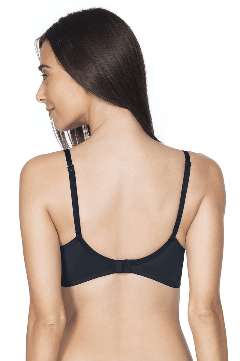 AMANTE - Smooth Charm Padded Non-Wired T-Shirt Bra (BRA10606 - Color - Black) - 01N