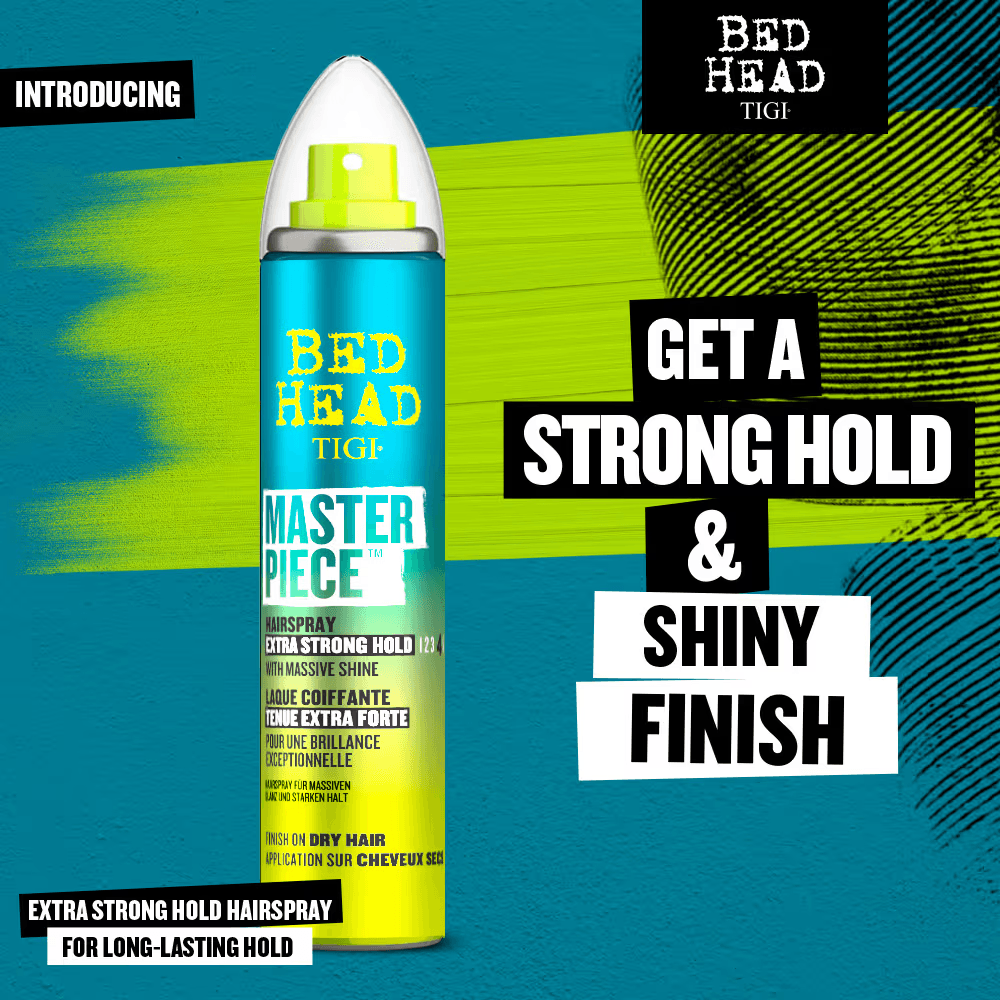 TIGI Bed Head - Masterpiece Hair Spray With Extra Strong Hold & Glossy Finish (80mL)