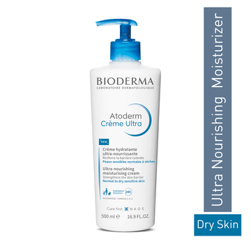 Bioderma - Atoderm Creme Ultra-nourishing Face & Body Daily Care, Normal To Dry Skin (500mL)