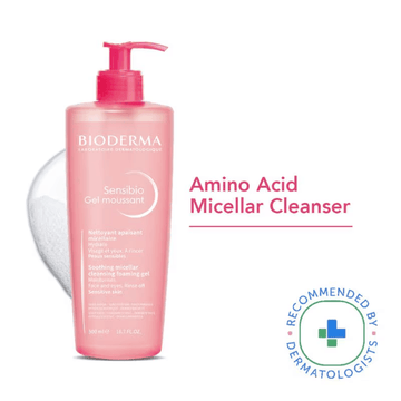 Bioderma - Sensibio Gel Moussant Soothing Foaming Soap Free Gel Moisturises Face & Eyes (500mL)