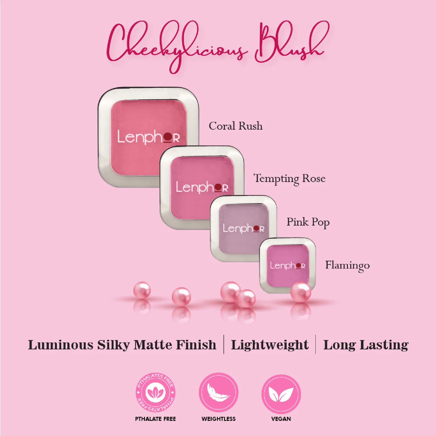 Lenphor - Cheekylicious Powder Blush (5.2g)