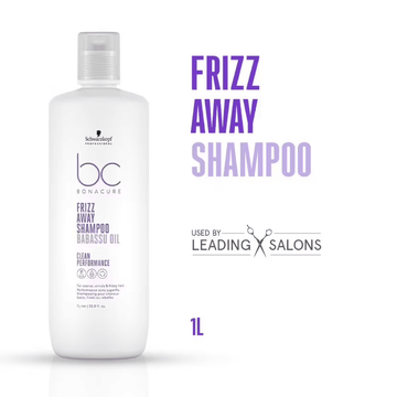 Schwarzkopf Professional - Bonacure Frizz Away Shampoo with Babassu Oil (1000ml)1lt