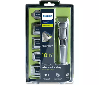 Philips - Multigroom series 5000 multipurpose trimmer (MG3750/33)