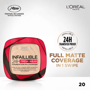 Loreal Paris - Infallible 24H Fresh Wear Foundation in a Powder ((9g)