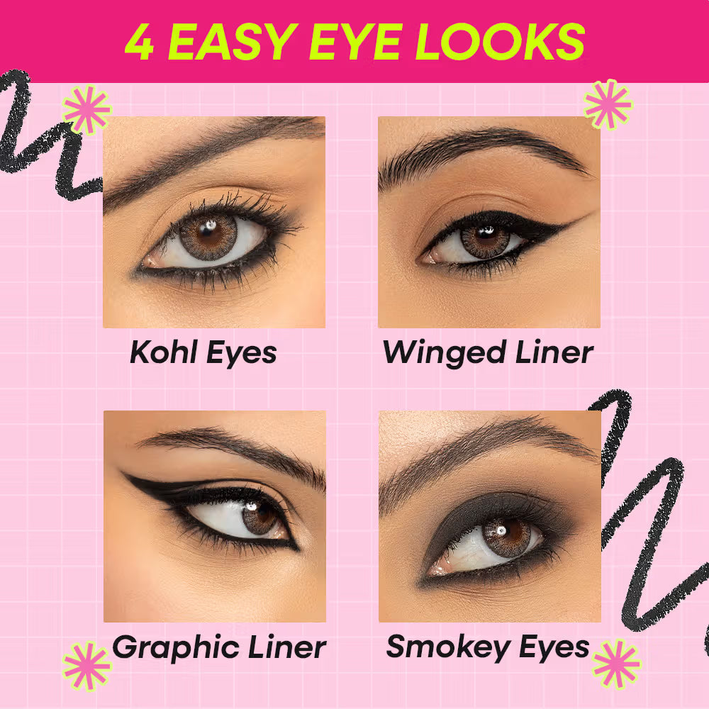 Nykaa - Xtreme Impact 36 Hour Kajal Eyeliner (0.3)