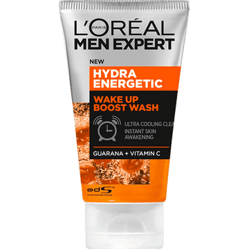 Loreal Men Expert - Hydra Energetic Wake - Up Effect Face Wash Vitamin C* XL Size (150ML)