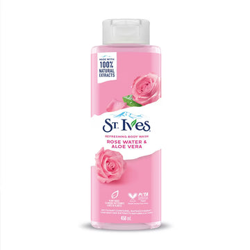 ST. Ives - Refreshing Body Wash Rose Water & Aloevera (450ML)