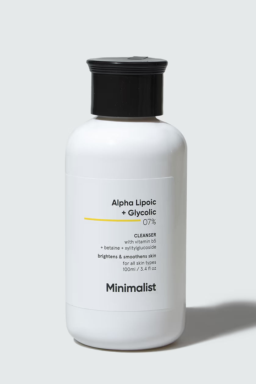 Minimalist - Alpha Lipoic + Glycolic 07% Cleanser (100ML)