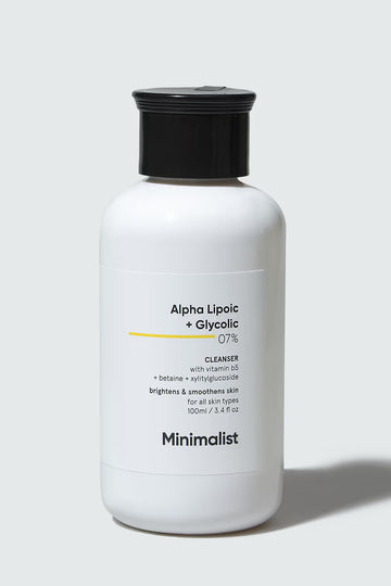 Minimalist - Alpha Lipoic + Glycolic 07% Cleanser (100ML)