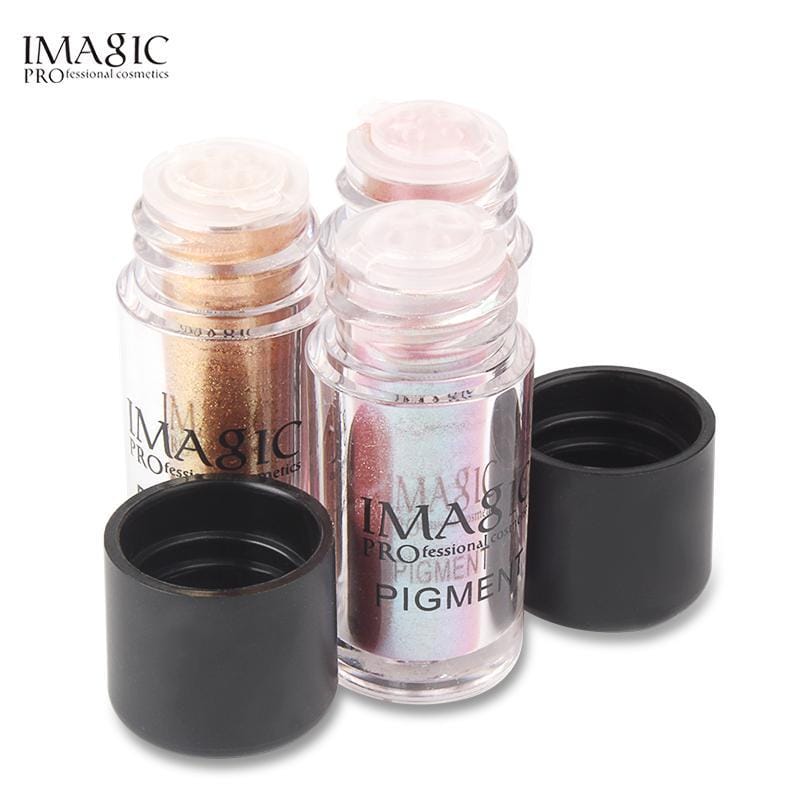 IMAGIC Glitter Eyeshadow Metallic Loose Powder Waterproof Pigments - (P4-Dazzling)