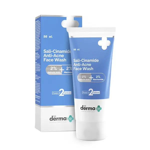 The Derma Co Sali-Cinamide Anti-Acne Face Wash (80ml)