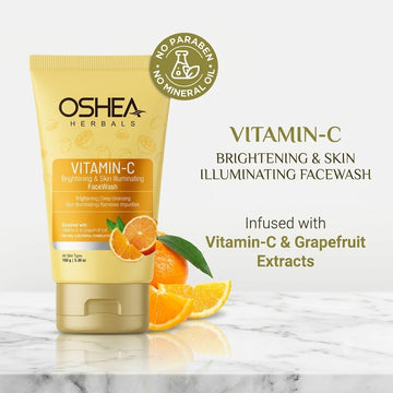 Oshea - Vitamin-C Brightening & Skin Illuminating Face Wash (150g)