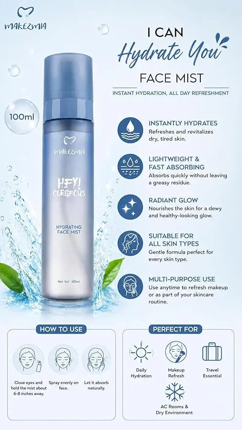 Makezmia – Hey Gorgeous Hydrating Face Mist (100ml)
