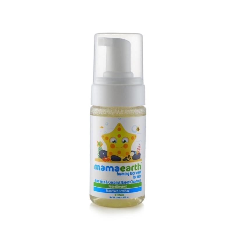 Mamaearth - Foaming Face Wash For Kids With Aloe Vera And Coconut Based Cleansers (50mL)