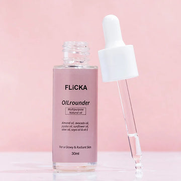 Flicka - Oil Rounder Pre & Post Makeup Oil (30ML)