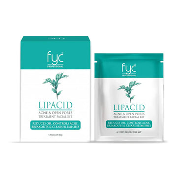 FYC Professional - Lipacid Acne & Open Pores Treatment Facial Kit (Single)