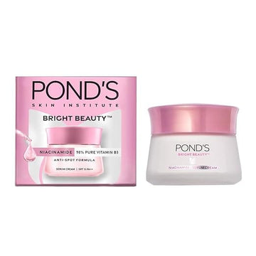 Pond's - Bright Beauty Niacinamide 98% Pure Vitamin B3 Anit Spot Formula Serum Cream Spf 15 PA++ (50g)
