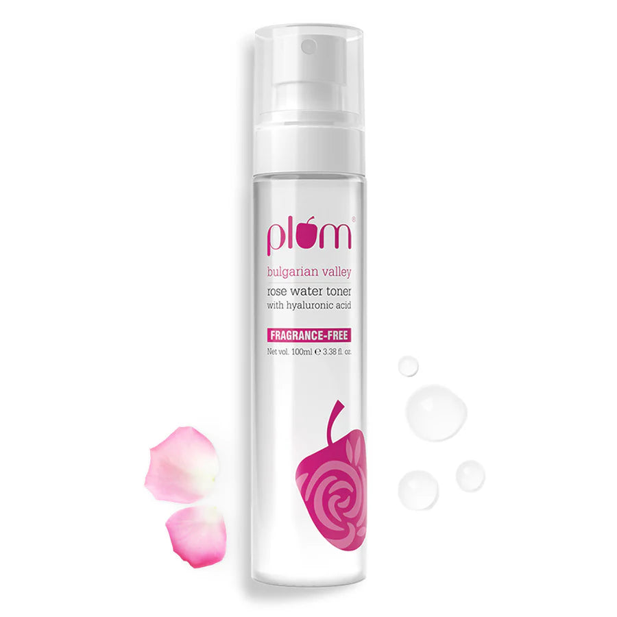 Plum - Bulgarian Valley Rose Water Toner With Hyaluronic Acid (100ML)