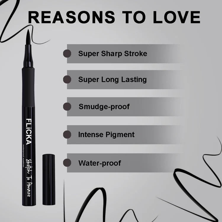 Flicka - Sketch To Amaze Waterproof Eyeliner