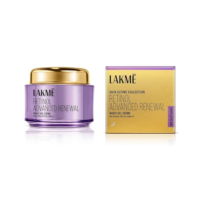 Lakme - Skin Ultime Collection Retinol Advanced Renewal Night Gel Creme (50g)