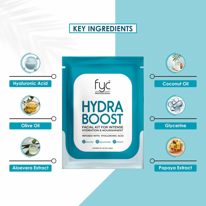 FYC Professional - Hydra Boost Facial Kit For Intense Hydration & Nourishment