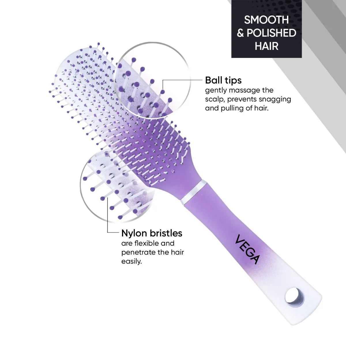 Vega - Hair Brush (E37 - FB)