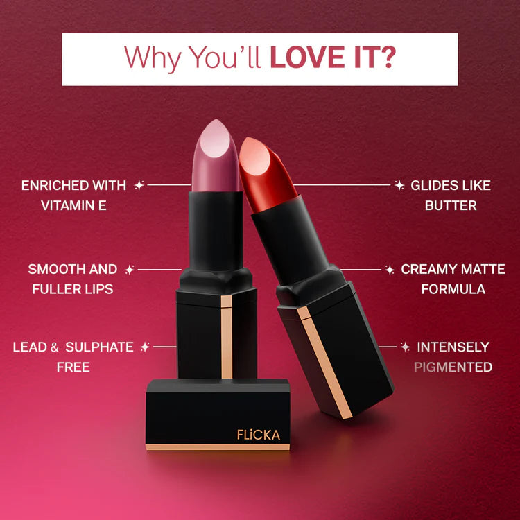 Flicka - Lip Poetry Lipstick