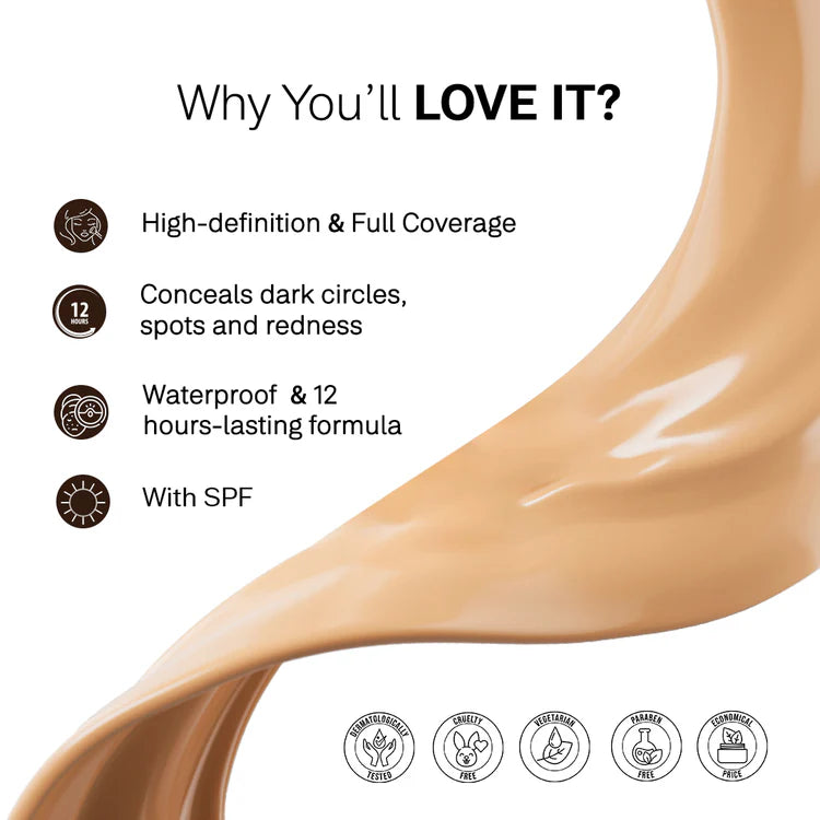 Flicka - Flawless Femme High Definition Liquid Foundation With Spf (30ML)