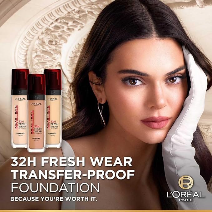 Loreal - Infallible 32H Fresh Wear SPF 25 + Vitamin C Foundation (30ML)