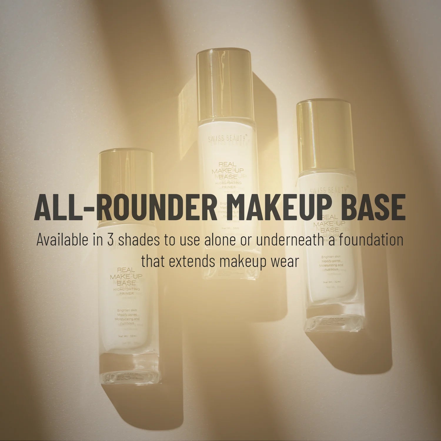 Swiss Beauty - Real Makeup Base Highlighting Primer (32Ml)