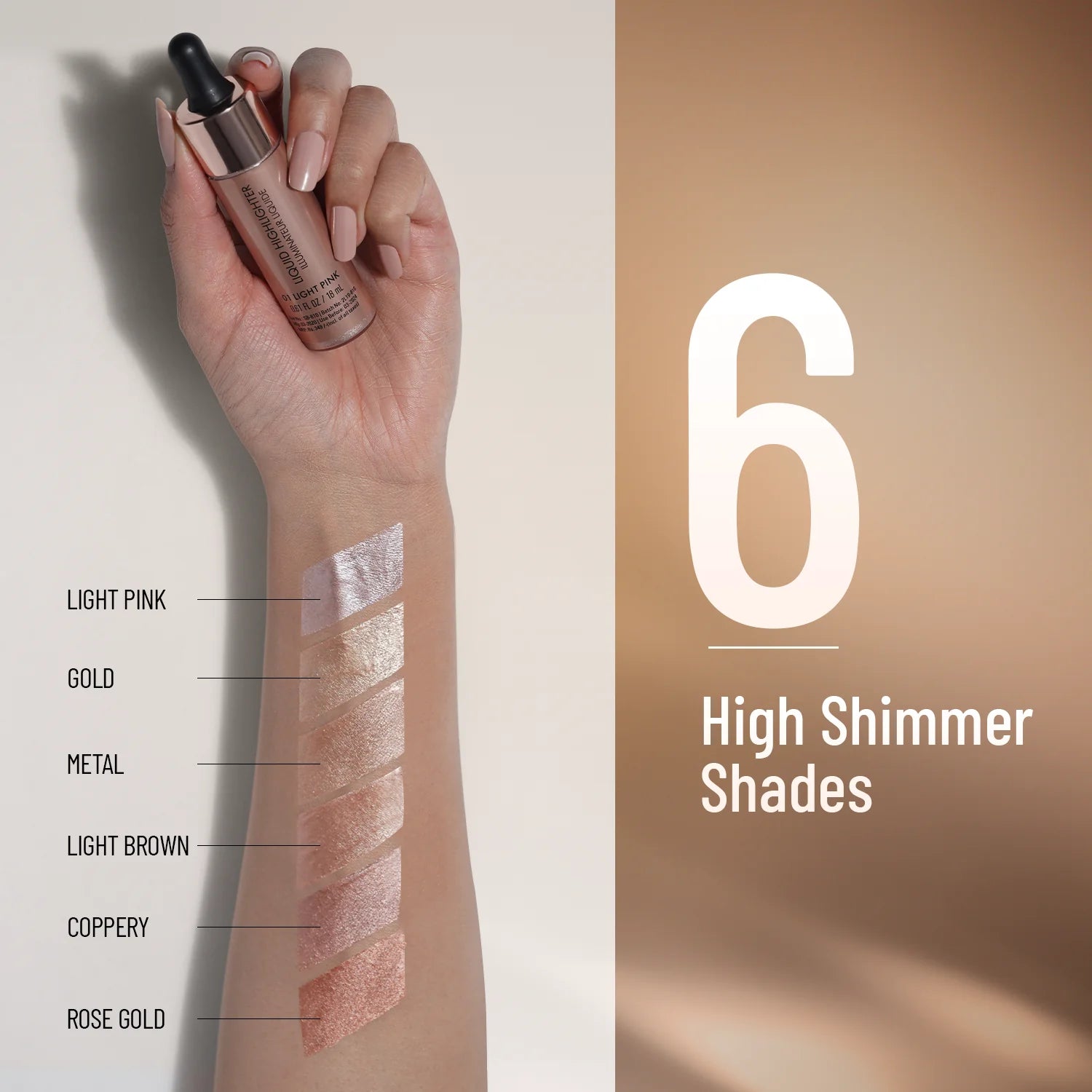 Swiss Beauty - Liquid Highlighter Drop & Glow (18Ml)