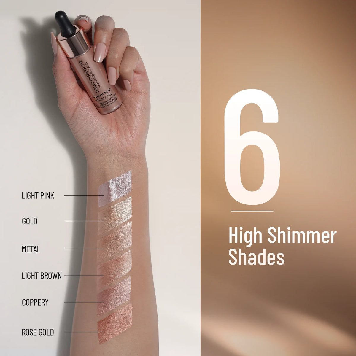 Swiss Beauty - Liquid Highlighter Drop & Glow (18Ml)