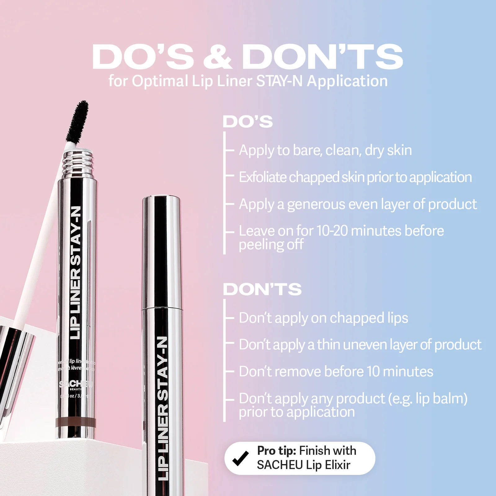 Sacheu - Peel Off Lip Liner Stay - N (3.5ML)