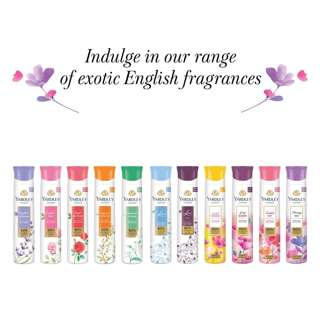 Yardley London - London Mist Refreshing Body Spray Orchid & Violet (150ML)