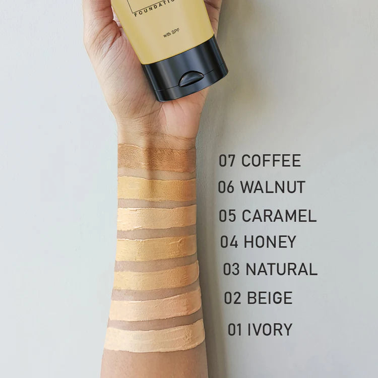 Flicka - Blend & Shine With Spf Foundtion (30ML)