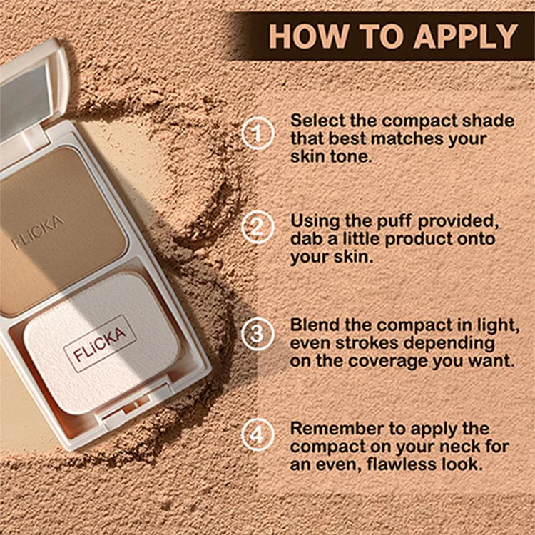 Flicka - Dap & Dance Pressed Powder (10gm)